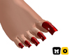 Big Claw Dark Red Nails