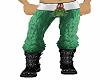 green santa pants