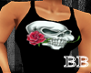 ~BB~ Skull Rose Tank blk