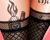 Dark Black Stockings