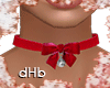 *dhb*Red-bow Chokers