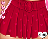 Heart Skirt | Red