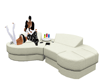 white sofa/poses