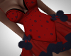E* Holiday dress /red