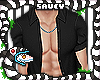 Open Shirt Black