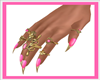 Pink Gold Nail + Rings