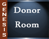 BD Donor Room Sign
