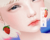 w. Strawberry Earrings
