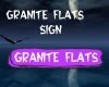 Granite Flats Sign