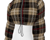 Plaid Puff Coat