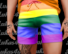 pride shorts with tattoo