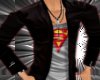 Jacket superman black Ys