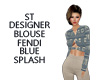 ST DESIGNER TOP F Blue
