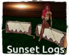 Sunset Wooden Logs 4ps