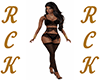 RCK§Sexy Lingerie Black