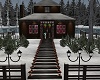 Christmas Cabin by Lake