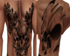 chest and back tattoo
