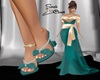 Exquisitely Teal Shoes