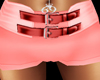 Belted Coral Shorts