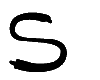 simple uppercase S