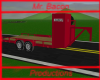 red car trailer goosenec