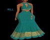 Rll Teal Gown