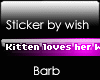 Vip Sticker Kitten loves