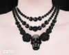skeleton necklace b
