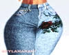 *RL EMBROIDERY JEANS