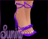 ( S ) Zany Heels Purple