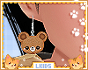 Kids Earrings Bear