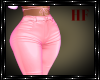 ^HF^ Pink Leather Pant