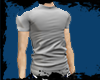 gray shirt.