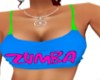 Zumba top blue