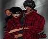 Couple Red Flannel M