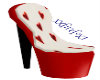Shoe Chair red hearts