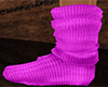 Hot Pink Socks Slouchy F