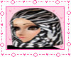 !Zebra Black white Hijab