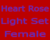 {B} Heart Rose Light - F