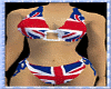 CL*Britian flag bikini