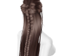brown bow with braid