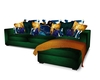 Green Multi Color Couch