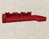 After Party Couch - Red