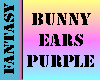 [FW] bunny ears purple