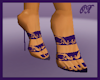 Flourish Purple Heels