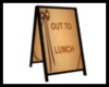 2sided LUNCH sign