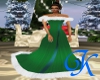 [K] Christmas Gown Green