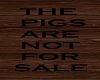 NOT FOR SALE SIGN