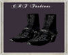 CF* Black Cowboy Boots