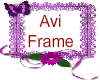 purple lace avi frame